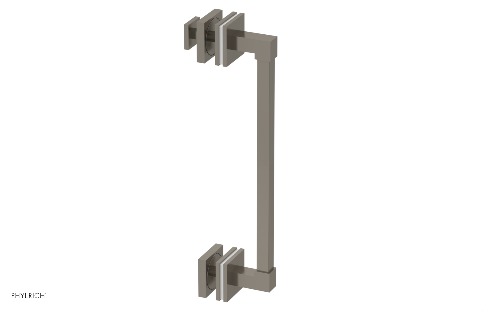 JOLIE - 12" Single Sided Shower Pull with "White" Accents 222S-92-12