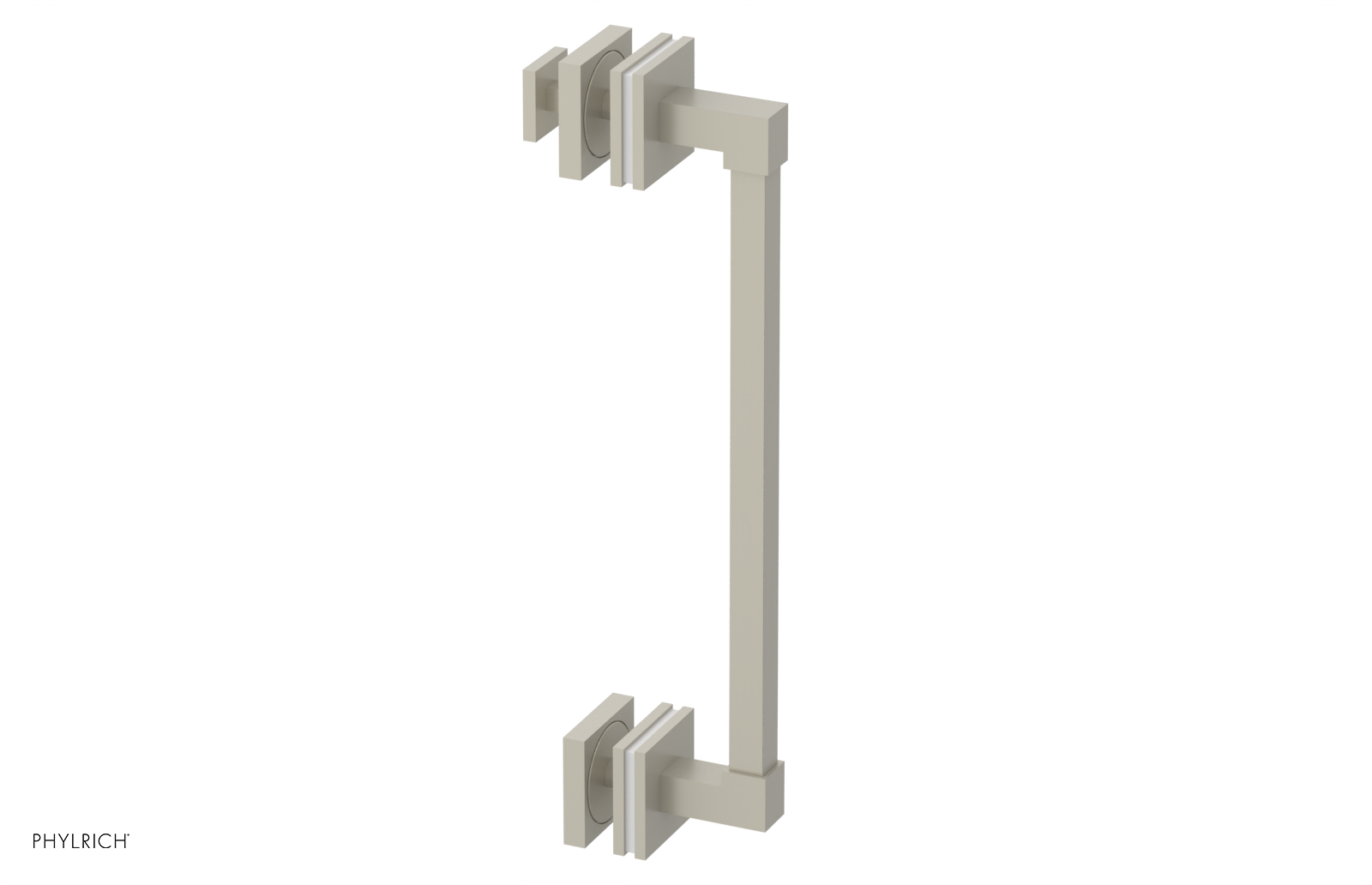 JOLIE - 12" Single Sided Shower Pull with "White" Accents 222S-92-12