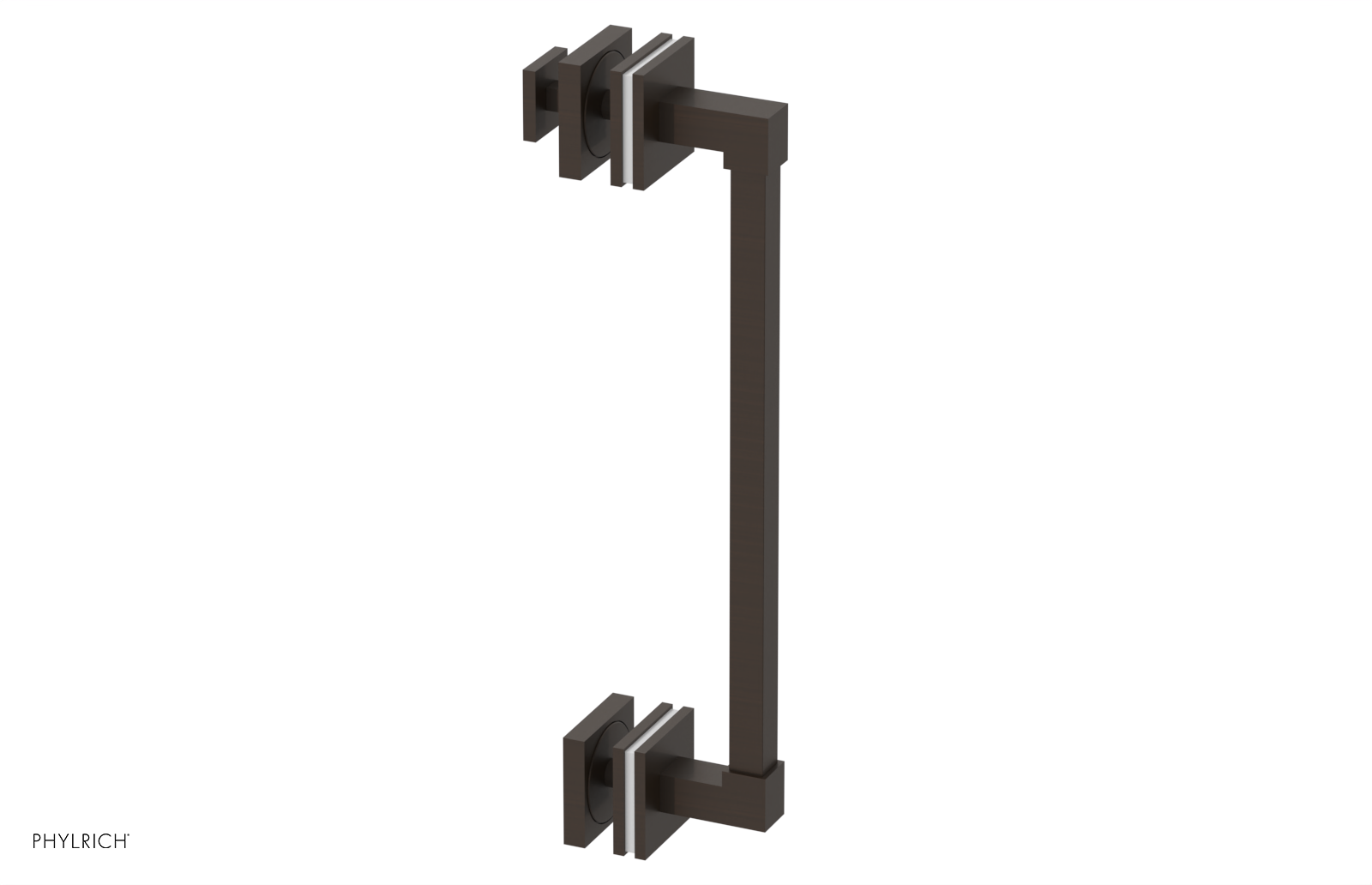 JOLIE - 12" Single Sided Shower Pull with "White" Accents 222S-92-12