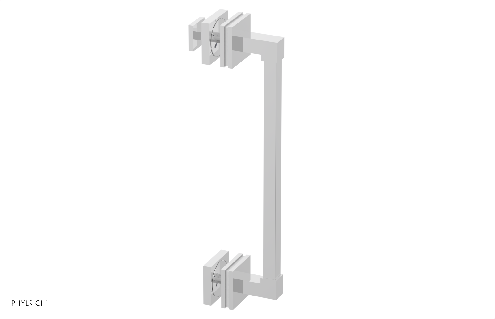 JOLIE - 12" Single Sided Shower Pull with "White" Accents 222S-92-12