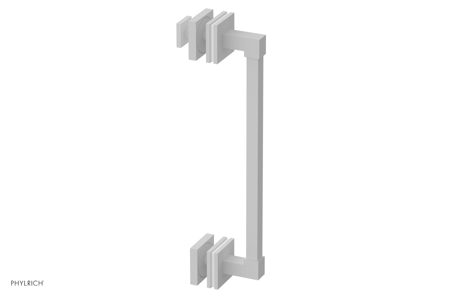 JOLIE - 12" Single Sided Shower Pull with "White" Accents 222S-92-12