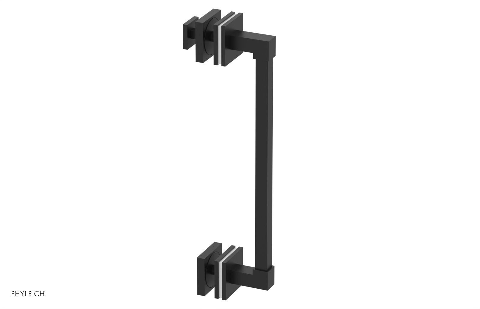 JOLIE - 12" Single Sided Shower Pull with "White" Accents 222S-92-12