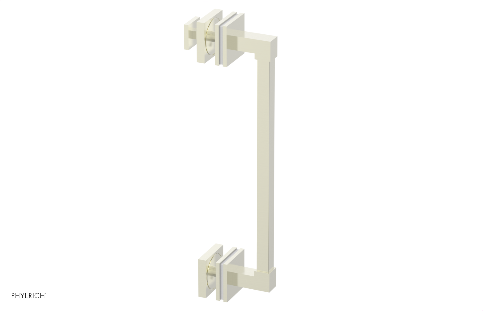 JOLIE - 12" Single Sided Shower Pull with "White" Accents 222S-92-12