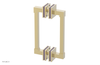 JOLIE - 8" Double Sided Shower Pull with "Purple" Accents 222S-93-08