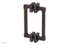 JOLIE - 8" Double Sided Shower Pull with "Purple" Accents 222S-93-08