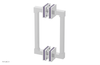JOLIE - 8" Double Sided Shower Pull with "Purple" Accents 222S-93-08