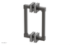 JOLIE - 8" Double Sided Shower Pull with "White" Accents 222S-93-08
