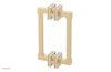 JOLIE - 8" Double Sided Shower Pull with "White" Accents 222S-93-08
