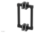 JOLIE - 8" Double Sided Shower Pull with "White" Accents 222S-93-08