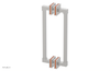 JOLIE - 12" Double Sided Shower Pull with "Orange" Accents 222S-93-12
