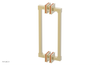 JOLIE - 12" Double Sided Shower Pull with "Orange" Accents 222S-93-12