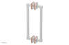 JOLIE - 12" Double Sided Shower Pull with "Orange" Accents 222S-93-12