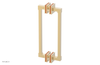 JOLIE - 12" Double Sided Shower Pull with "Orange" Accents 222S-93-12