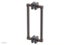 JOLIE - 12" Double Sided Shower Pull with "Navy Blue" Accents 222S-93-12