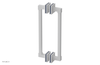 JOLIE - 12" Double Sided Shower Pull with "Navy Blue" Accents 222S-93-12