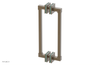 JOLIE - 12" Double Sided Shower Pull with "Turqoise" Accents 222S-93-12