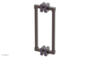 JOLIE - 12" Double Sided Shower Pull with "Purple" Accents 222S-93-12
