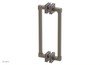 JOLIE - 12" Double Sided Shower Pull with "Purple" Accents 222S-93-12