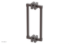 JOLIE - 12" Double Sided Shower Pull with "Grey" Accents 222S-93-12