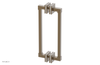 JOLIE - 12" Double Sided Shower Pull with "White" Accents 222S-93-12