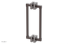 JOLIE - 12" Double Sided Shower Pull with "White" Accents 222S-93-12