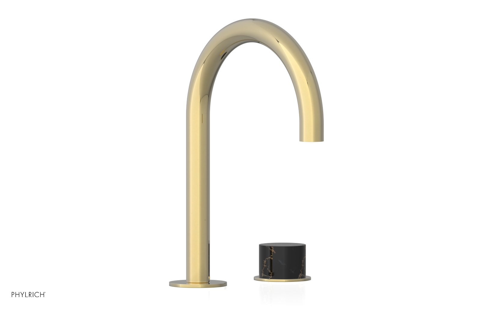 BASIC II - Single Handle Faucet, Black Marble Handle 230-05-03