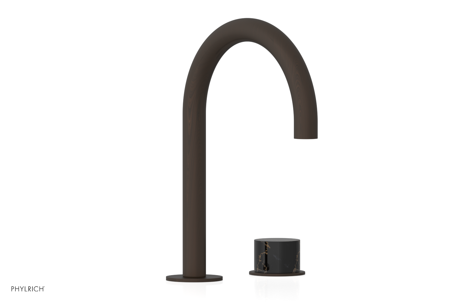 BASIC II - Single Handle Faucet, Black Marble Handle 230-05-03