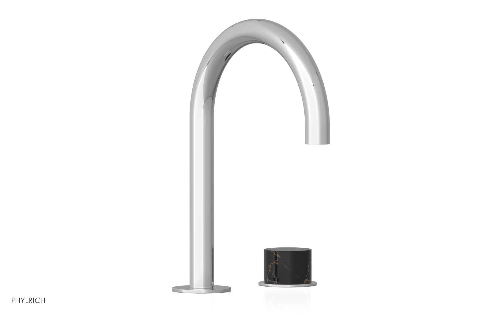 BASIC II - Single Handle Faucet, Black Marble Handle 230-05-03