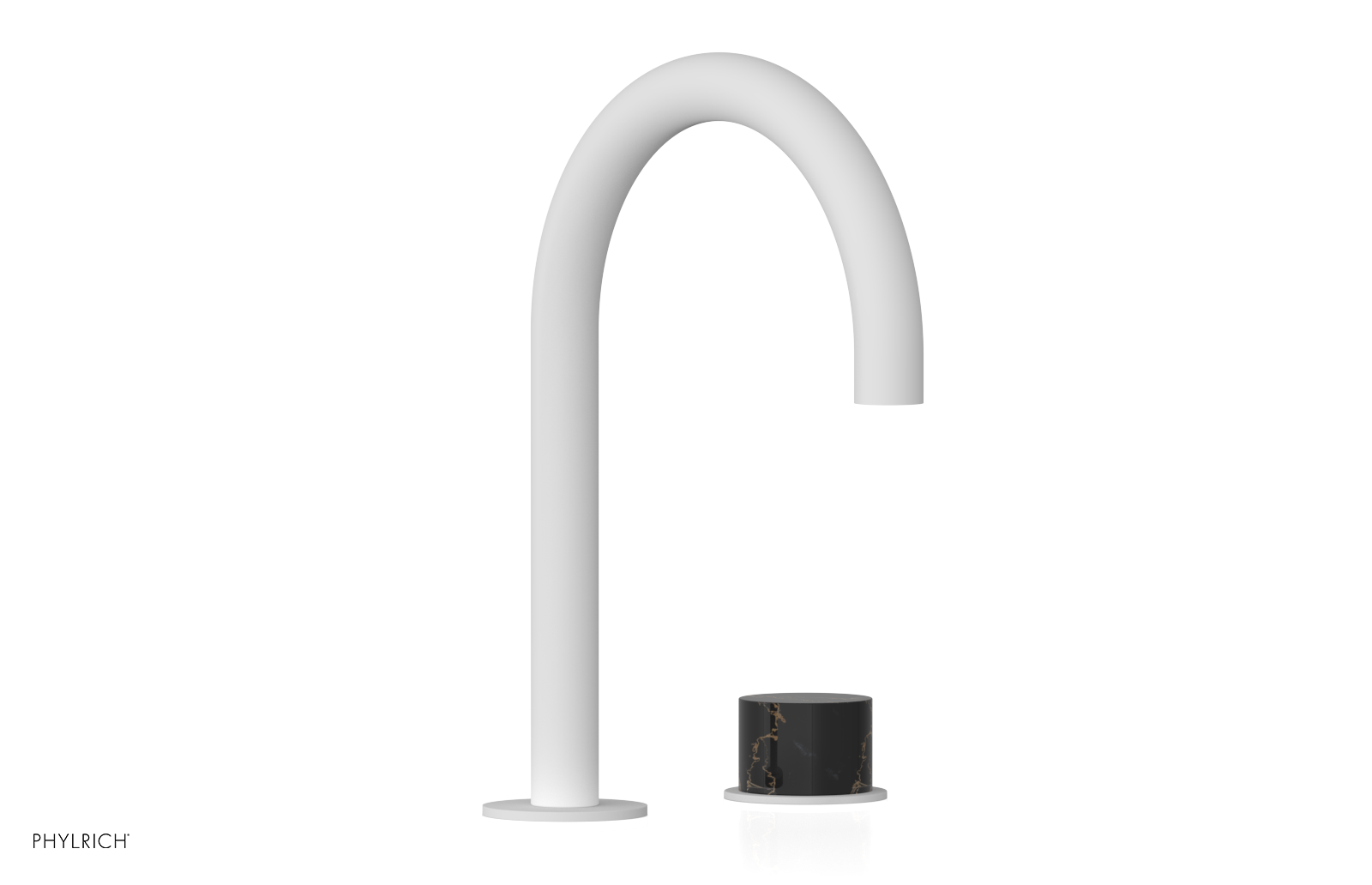 BASIC II - Single Handle Faucet, Black Marble Handle 230-05-03
