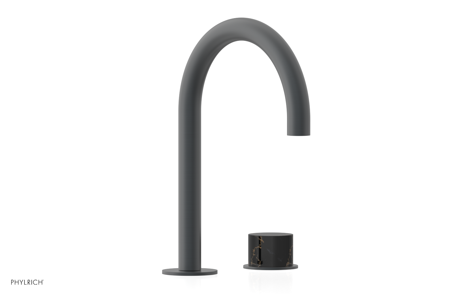 BASIC II - Single Handle Faucet, Black Marble Handle 230-05-03