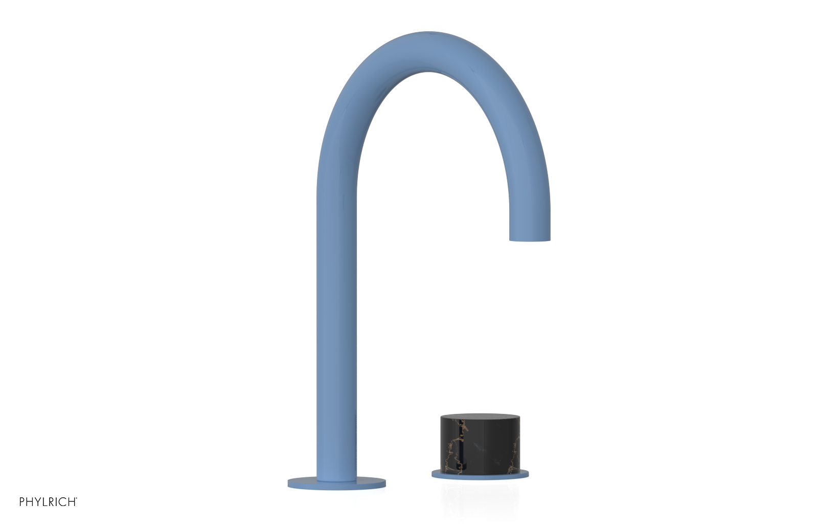 BASIC II - Single Handle Faucet, Black Marble Handle 230-05-03