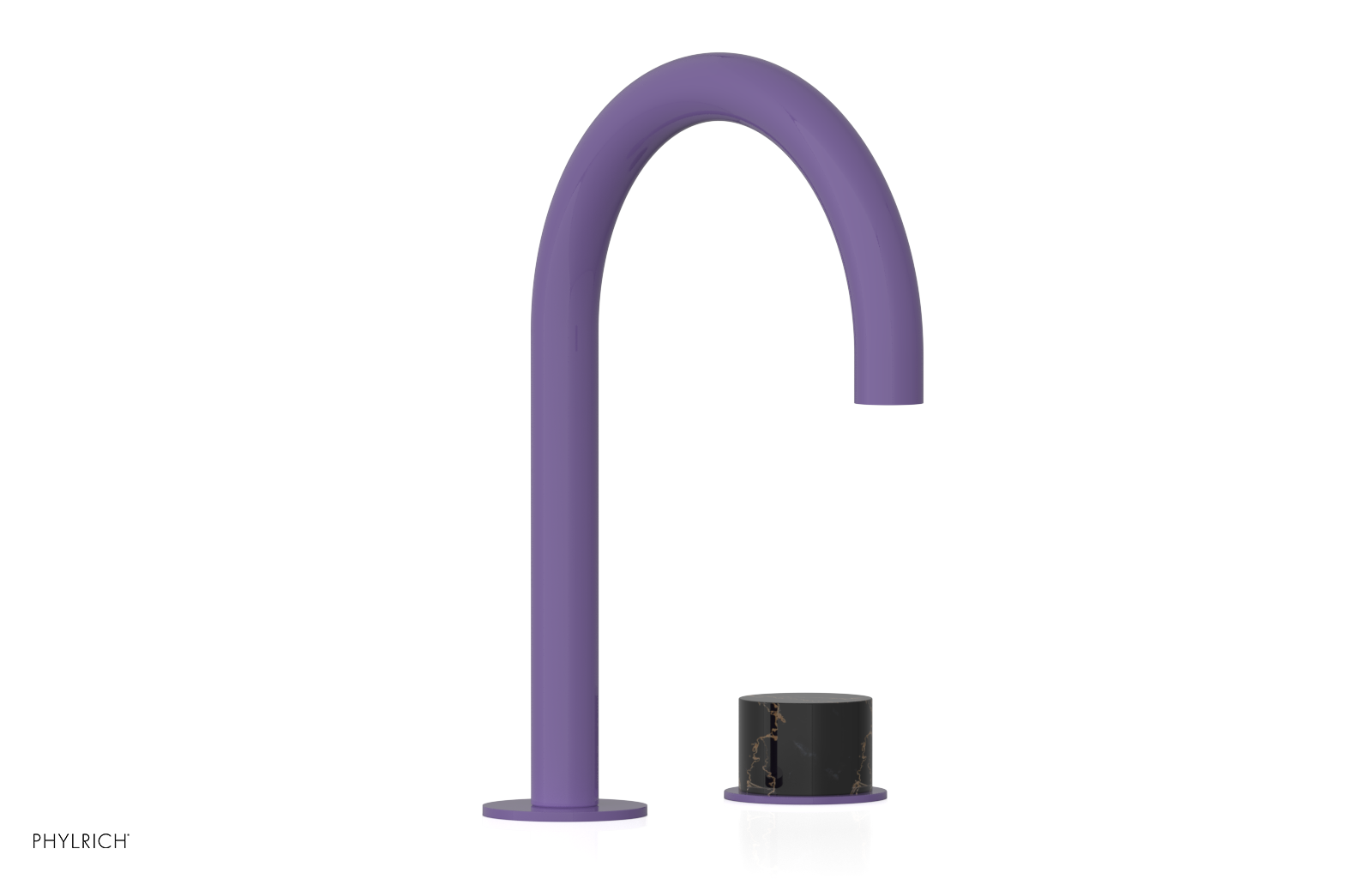 BASIC II - Single Handle Faucet, Black Marble Handle 230-05-03