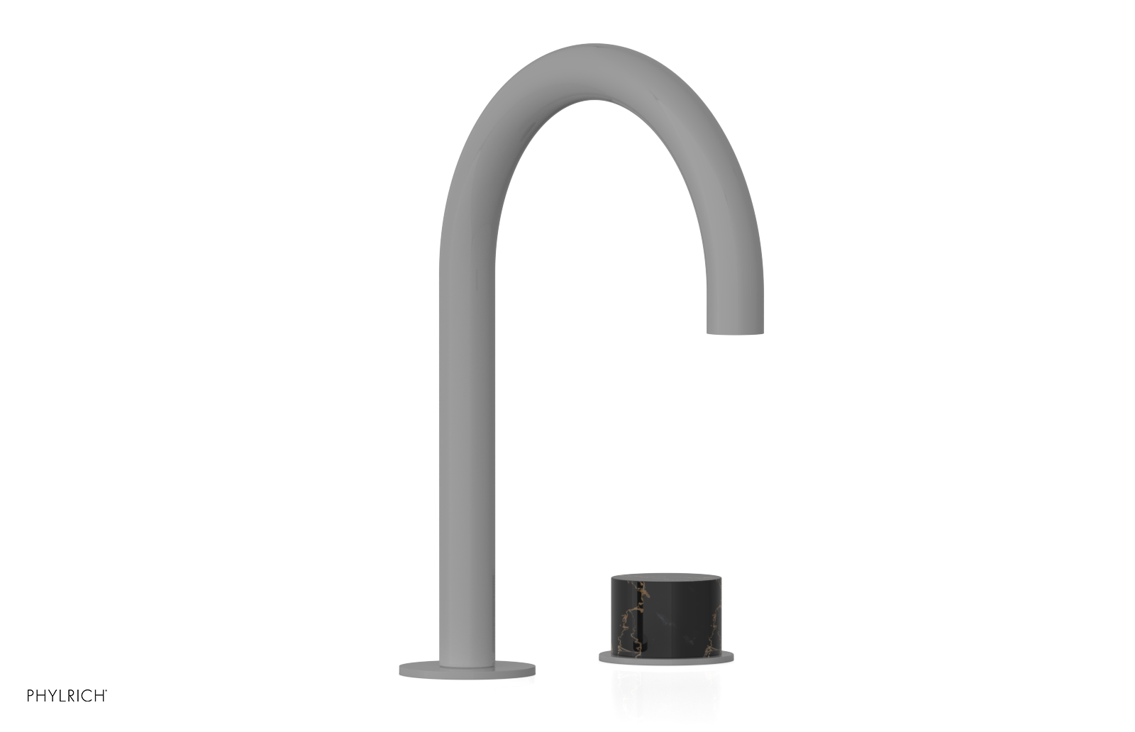BASIC II - Single Handle Faucet, Black Marble Handle 230-05-03