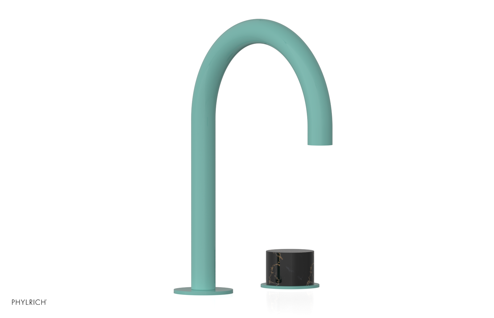 BASIC II - Single Handle Faucet, Black Marble Handle 230-05-03