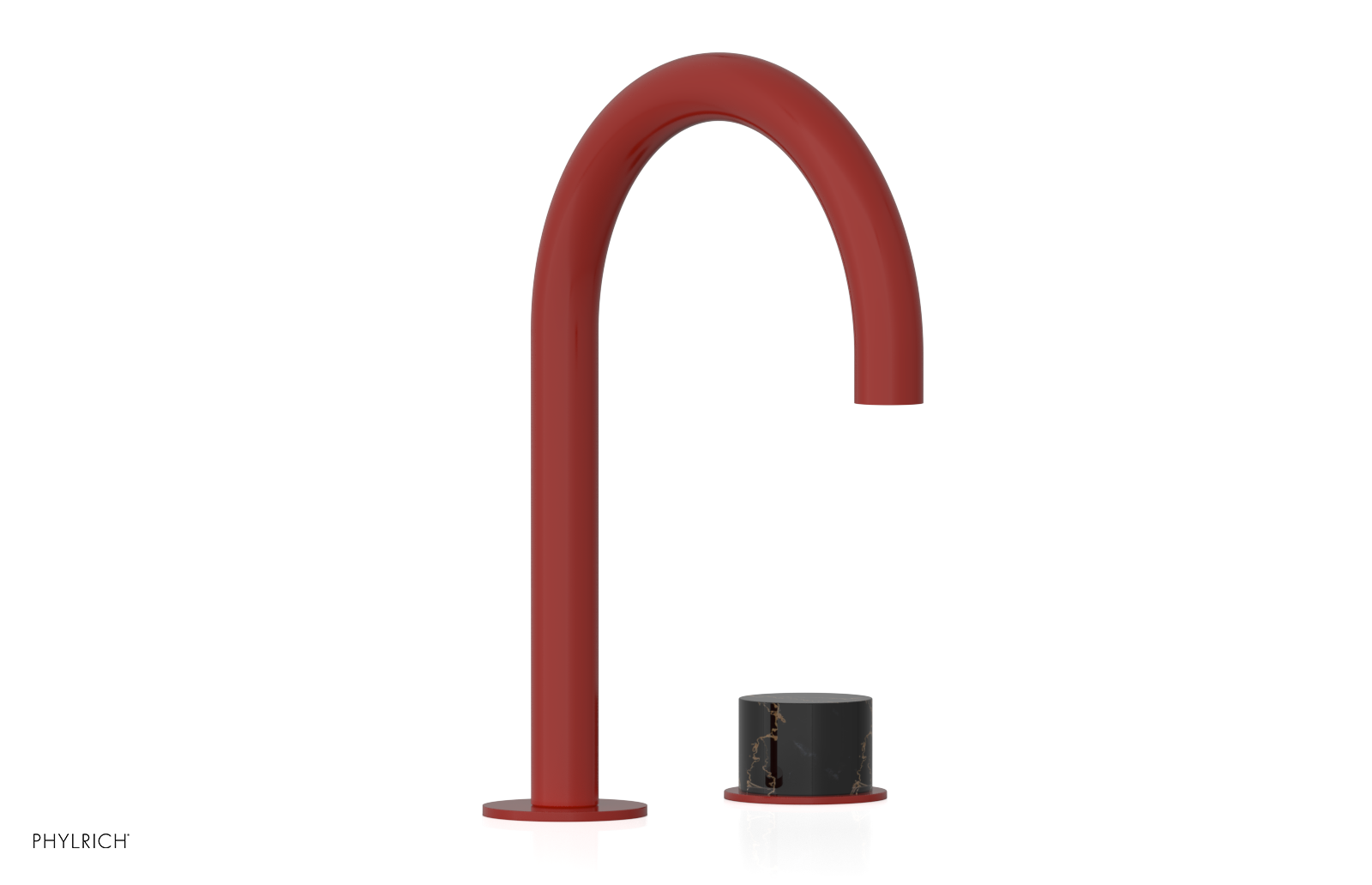 BASIC II - Single Handle Faucet, Black Marble Handle 230-05-03
