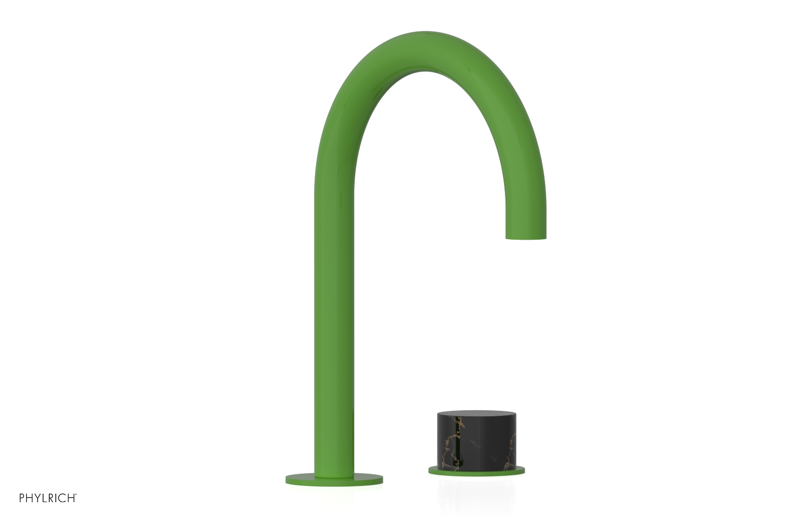 BASIC II - Single Handle Faucet, Black Marble Handle 230-05-03