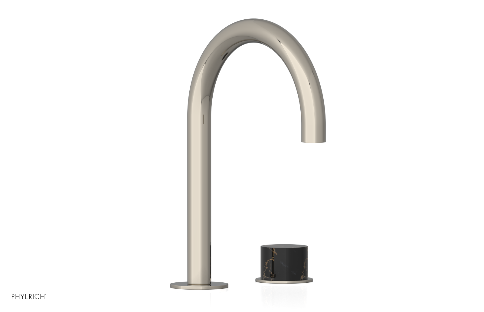 BASIC II - Single Handle Faucet, Black Marble Handle 230-05-03