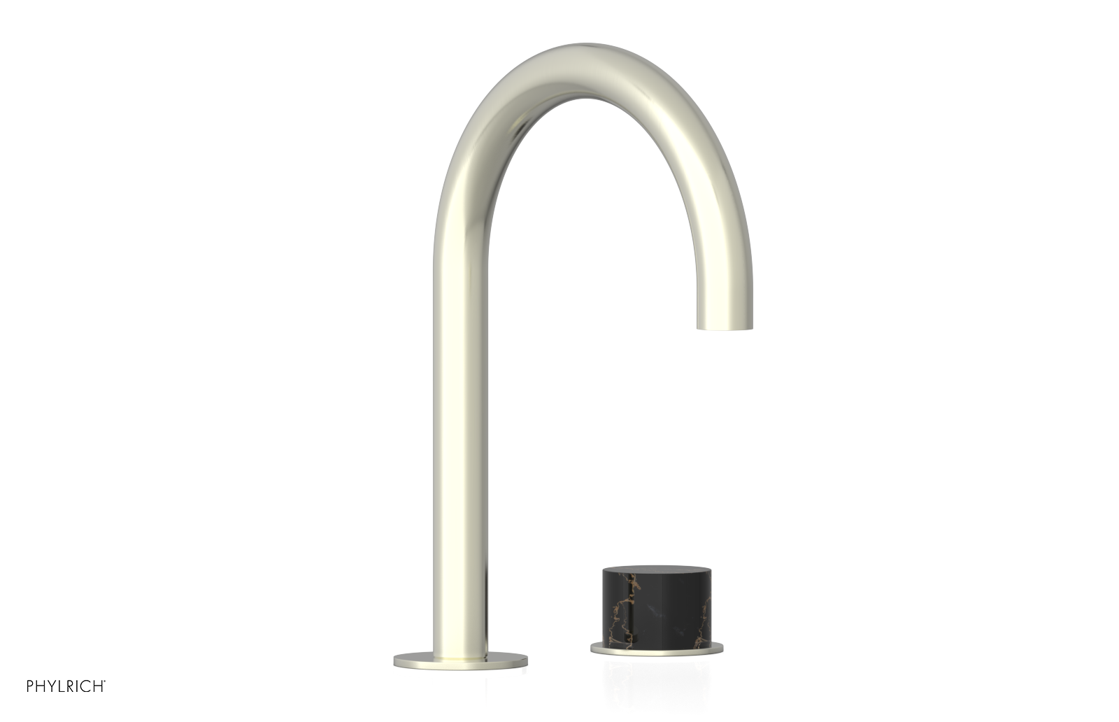 BASIC II - Single Handle Faucet, Black Marble Handle 230-05-03
