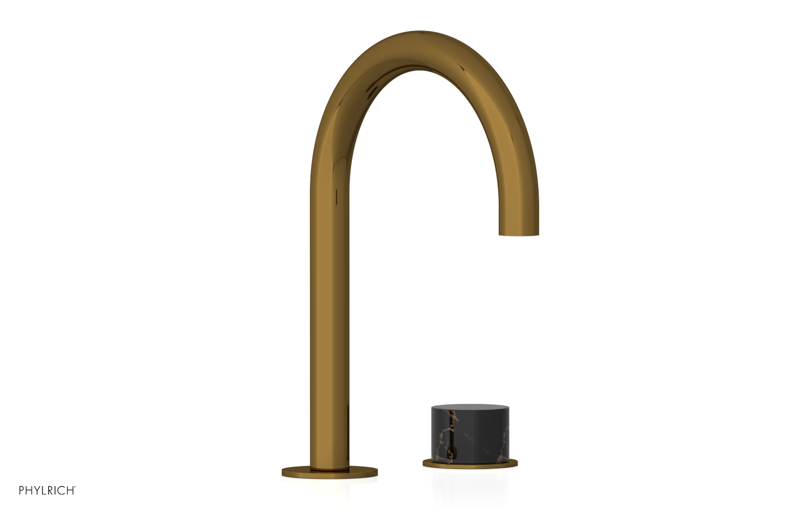 BASIC II - Single Handle Faucet, Black Marble Handle 230-05-03