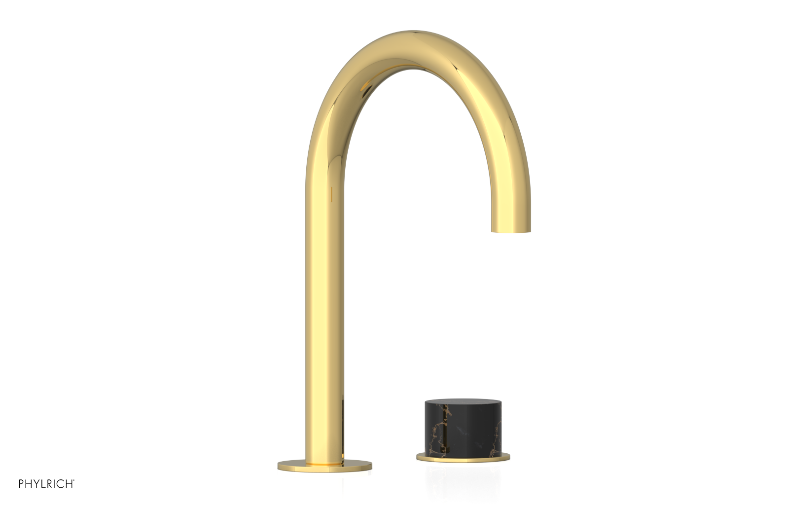 BASIC II - Single Handle Faucet, Black Marble Handle 230-05-03