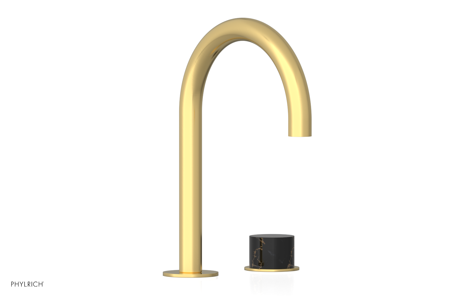 BASIC II - Single Handle Faucet, Black Marble Handle 230-05-03