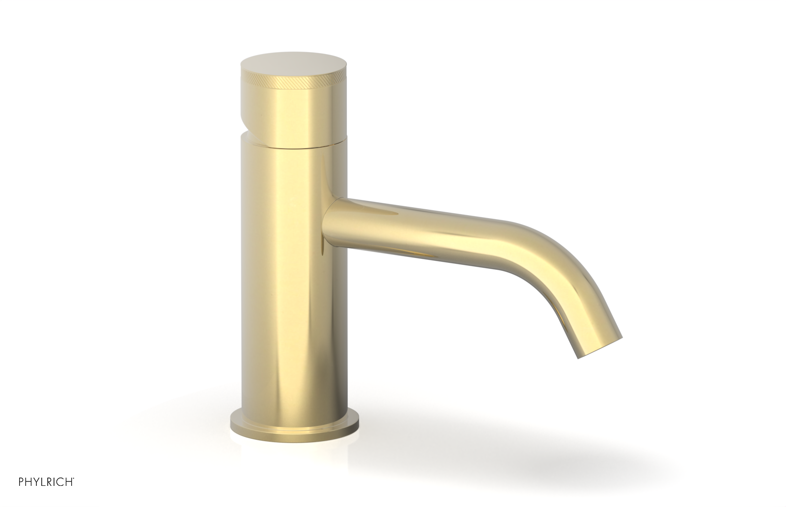 BASIC II - 6" Single Hole Lavatory Faucet, Knurled Handle 230-06-6