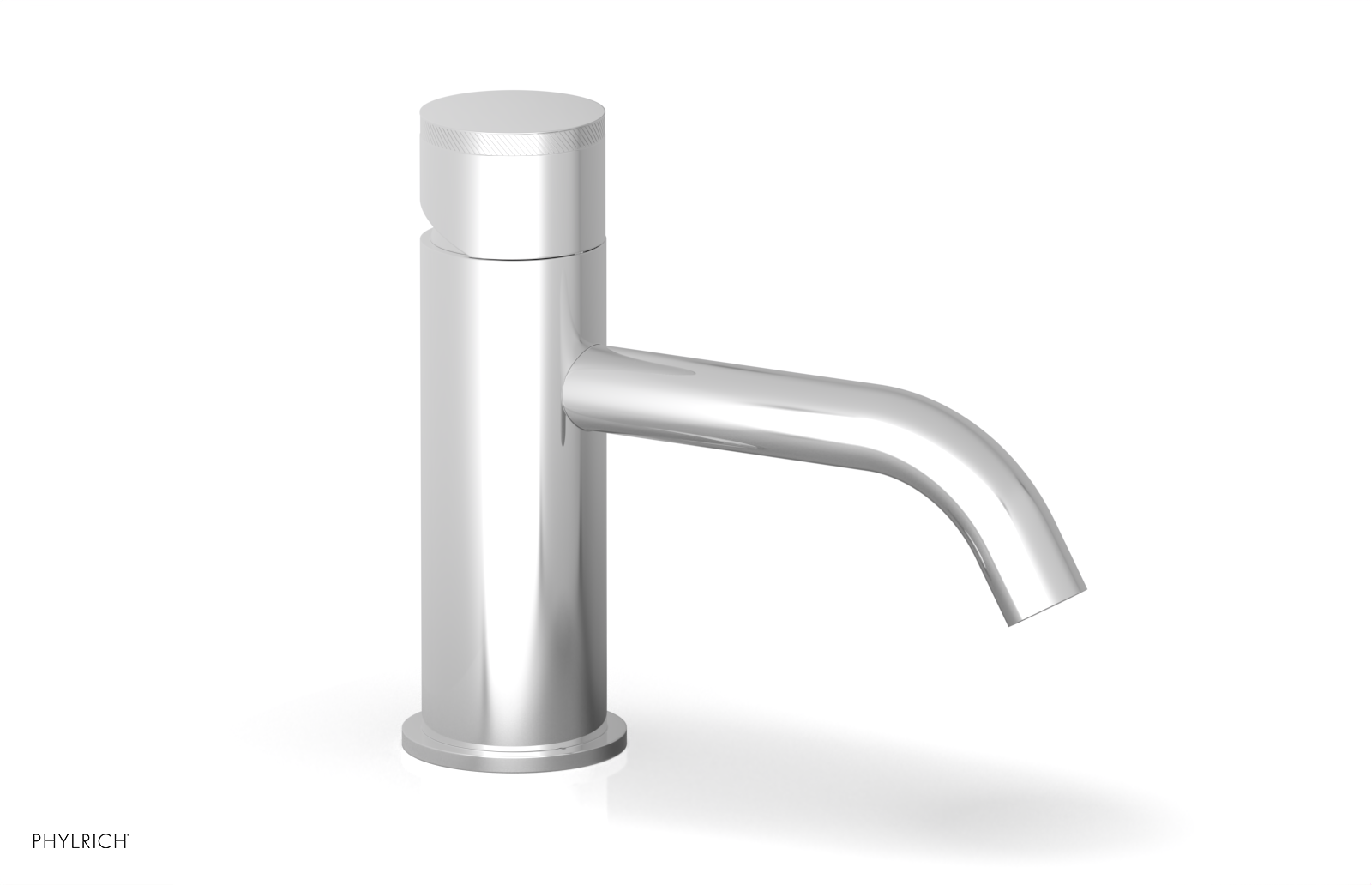 BASIC II - 6" Single Hole Lavatory Faucet, Knurled Handle 230-06-6