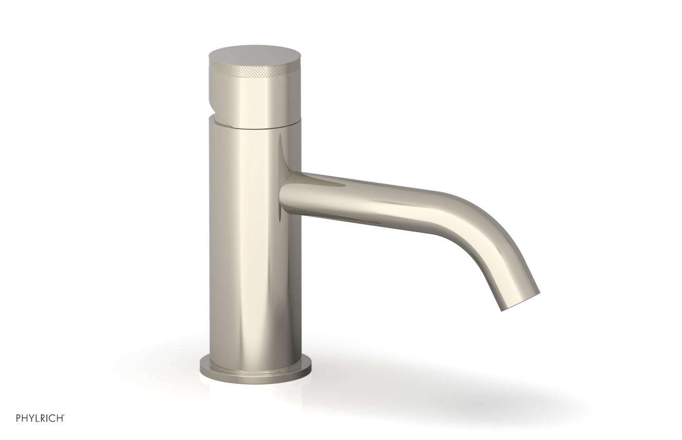 BASIC II - 6" Single Hole Lavatory Faucet, Knurled Handle 230-06-6