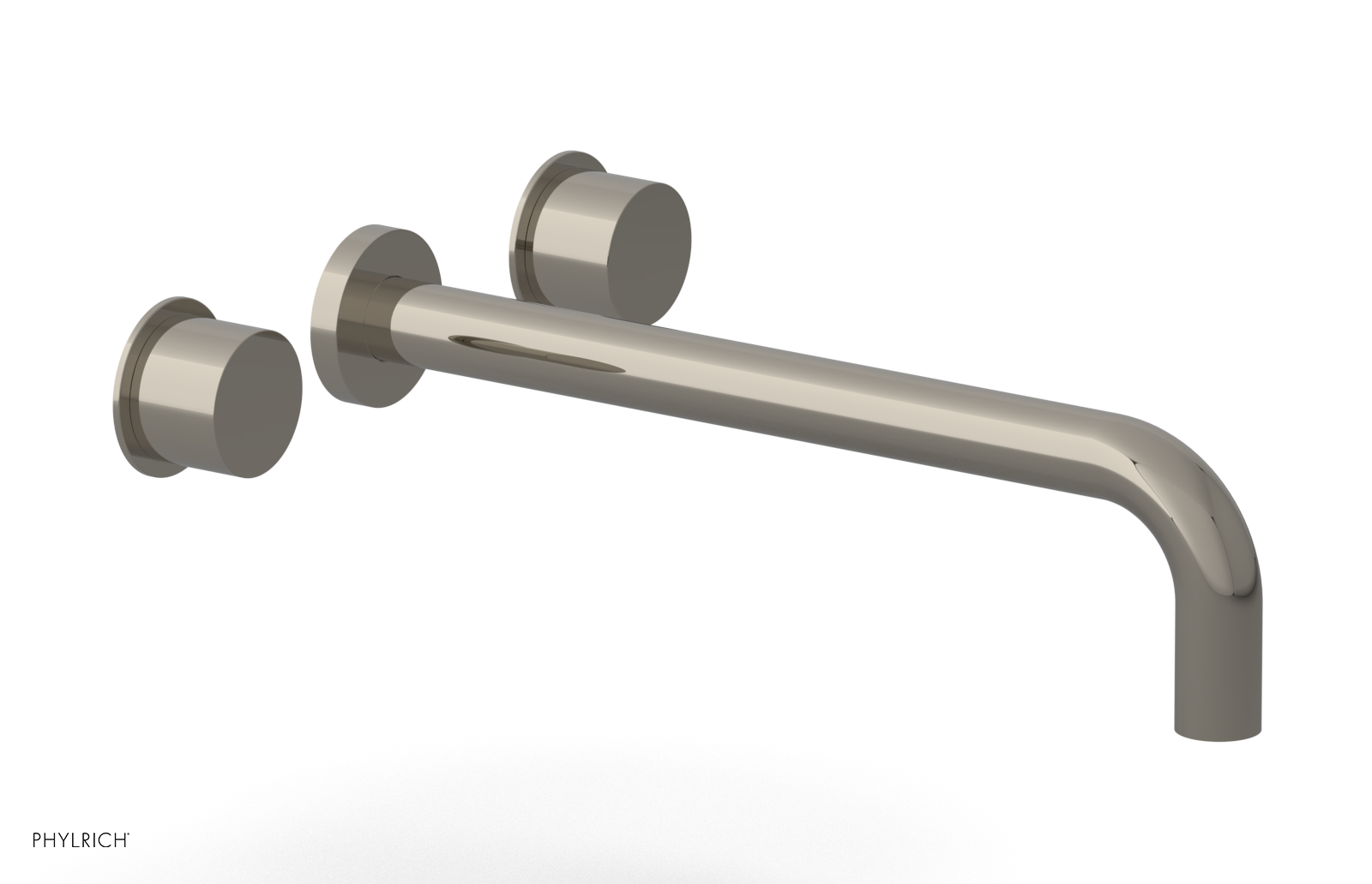 Basic II 12"  Wall Lavatory Set - Smooth Handles 230-12-12