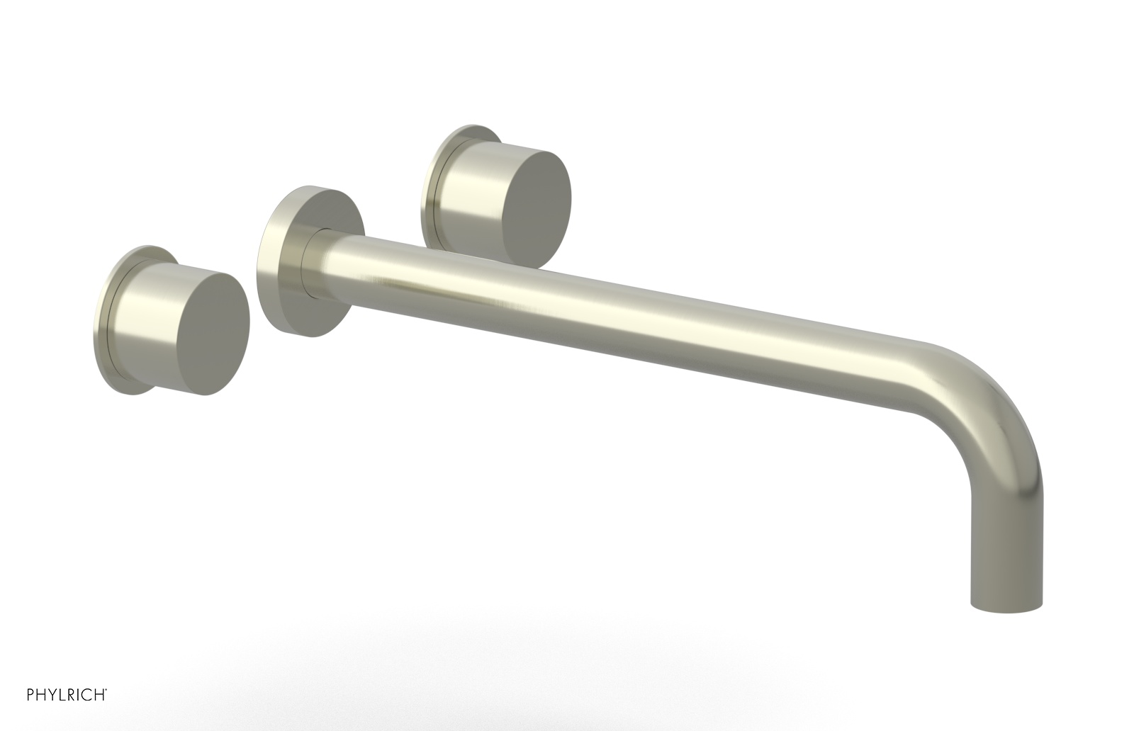 Basic II 12"  Wall Lavatory Set - Smooth Handles 230-12-12