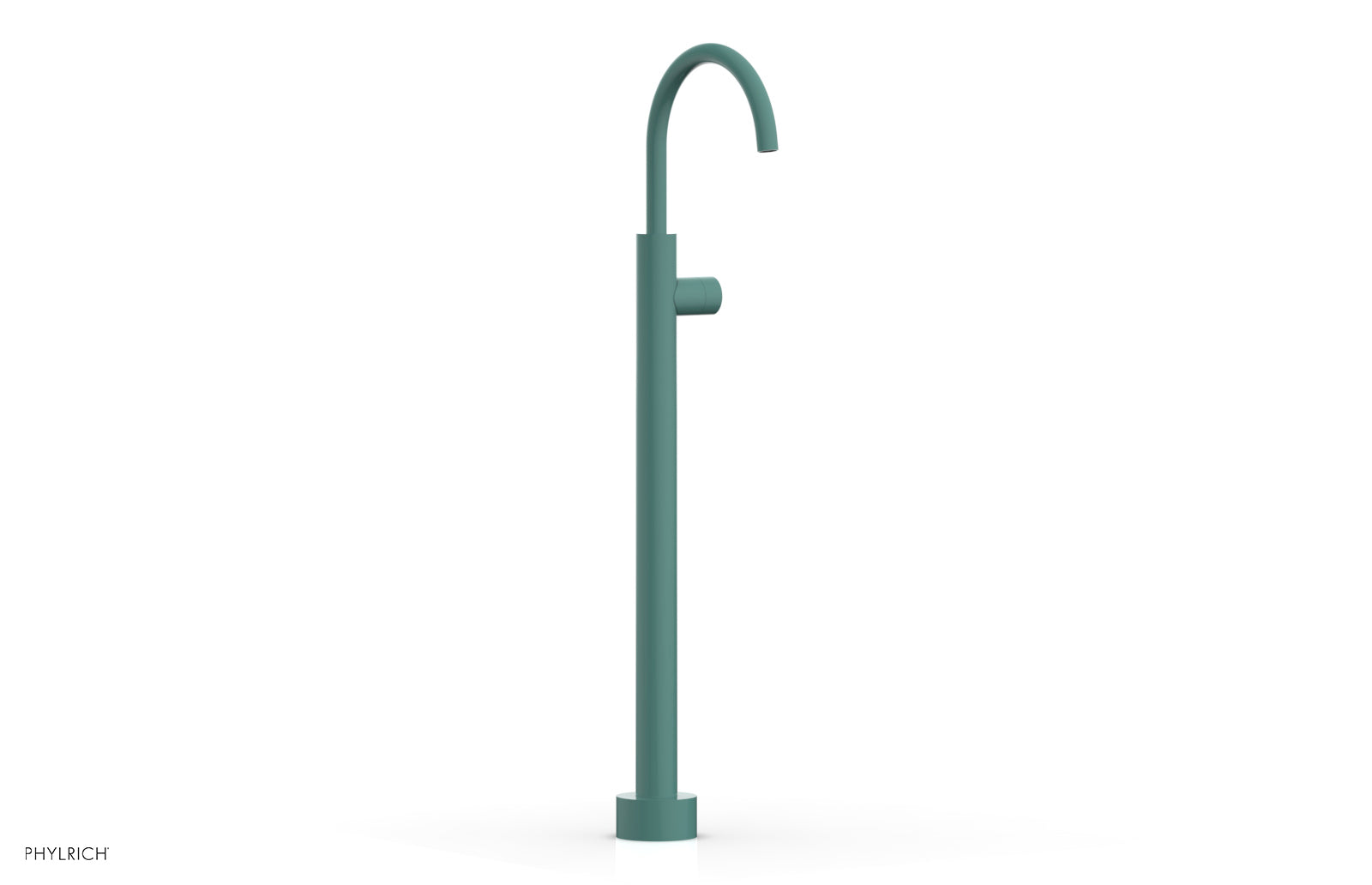 BASIC II Tall Floor Mount Tub Filler - Smooth Handle 230-46-02