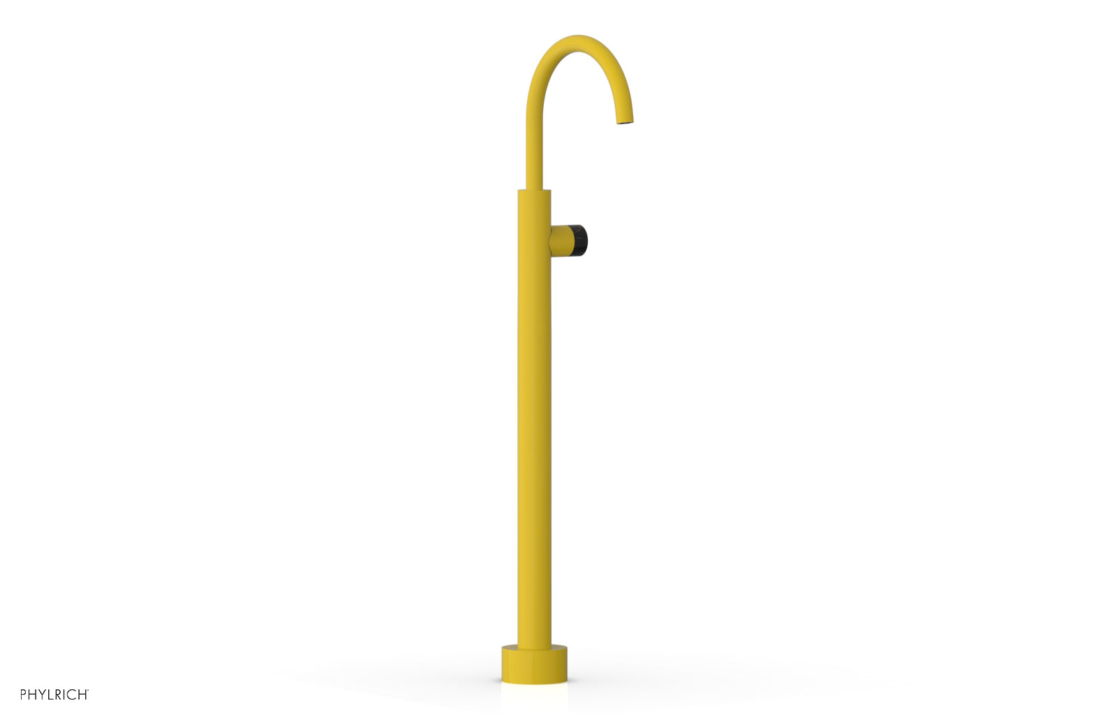 BASIC II Tall Floor Mount Tub Filler - Marble Handle 230-47-02