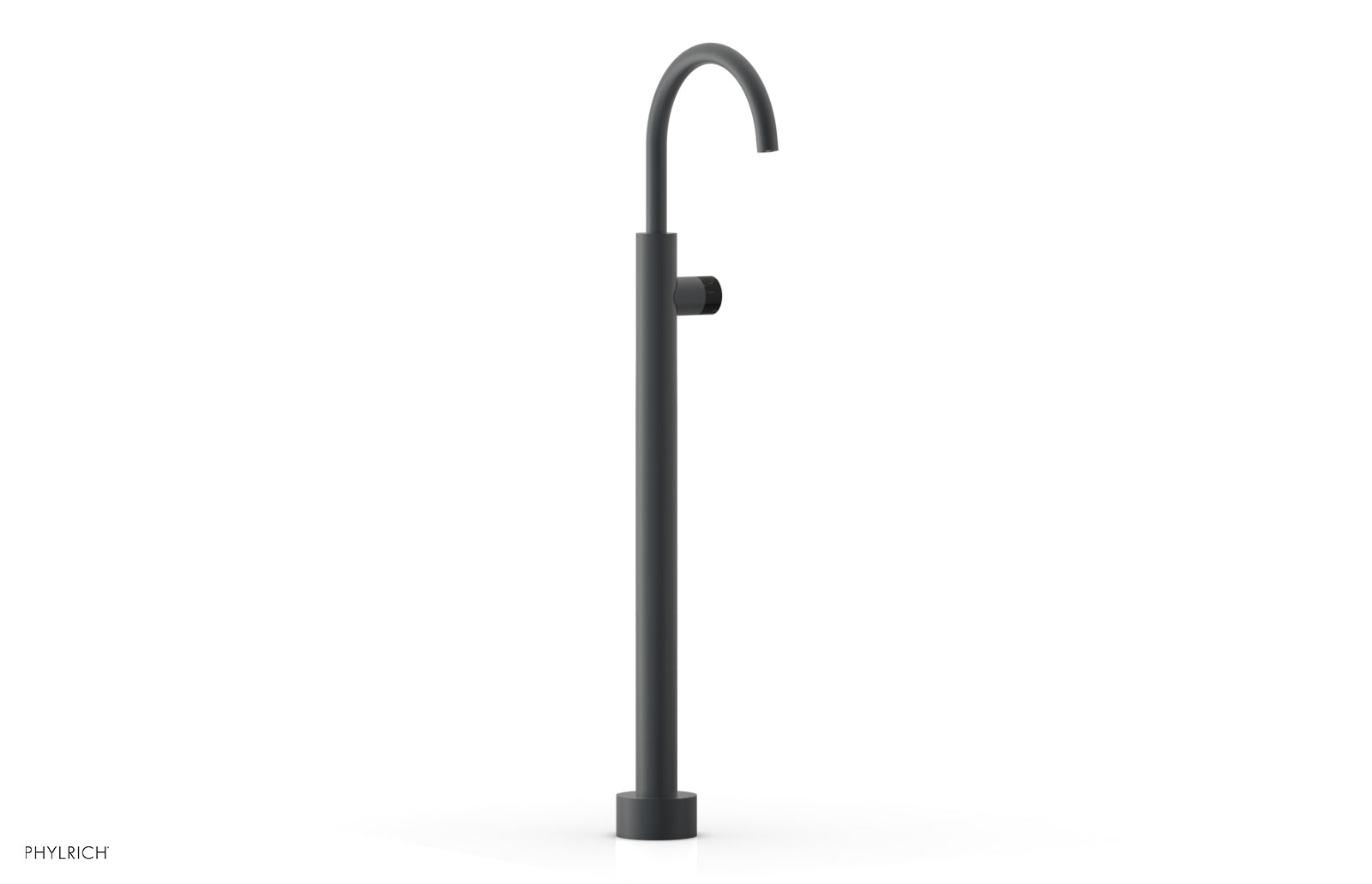 BASIC II Tall Floor Mount Tub Filler - Marble Handle 230-47-02