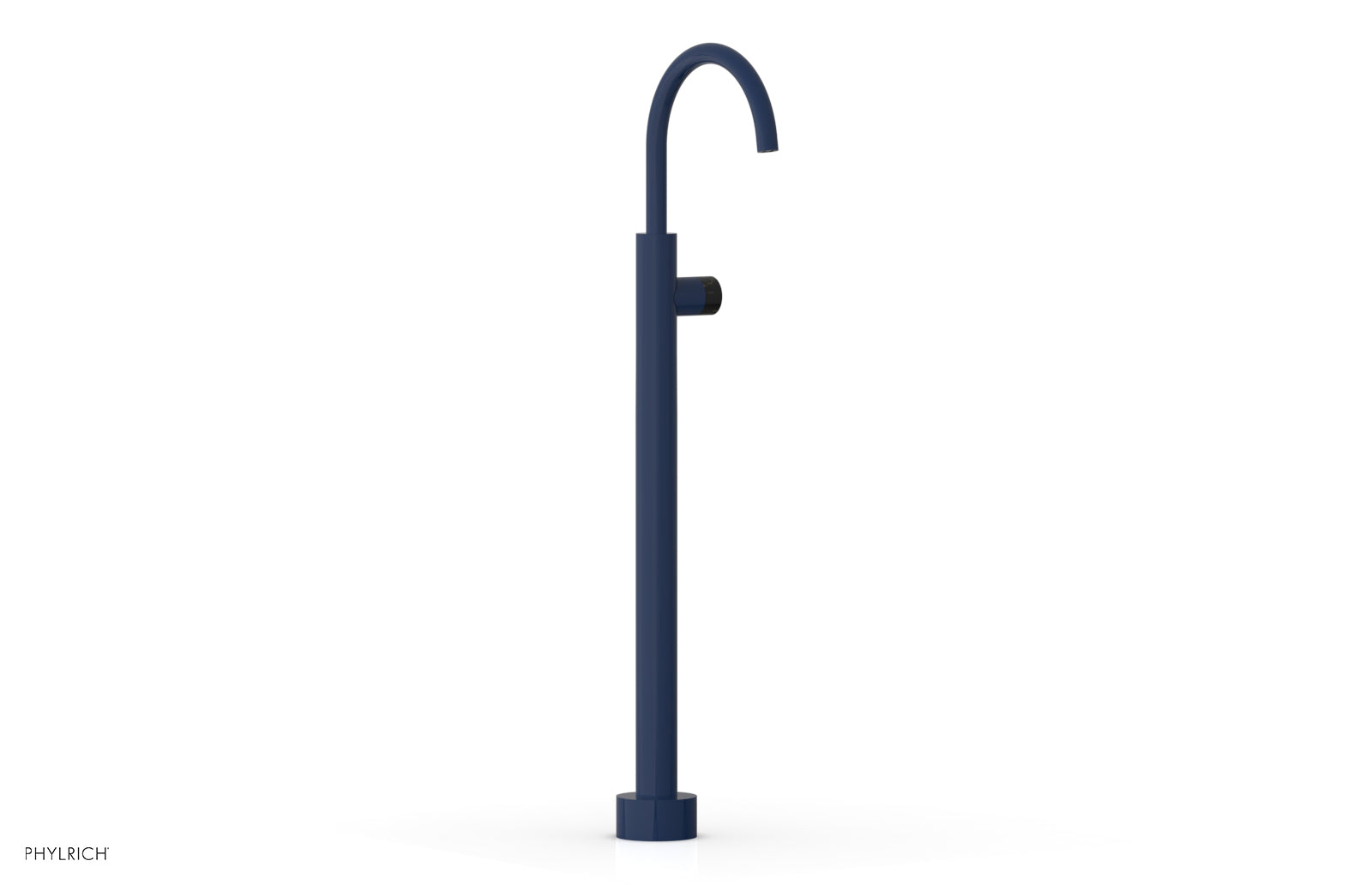 BASIC II Tall Floor Mount Tub Filler - Marble Handle 230-47-02